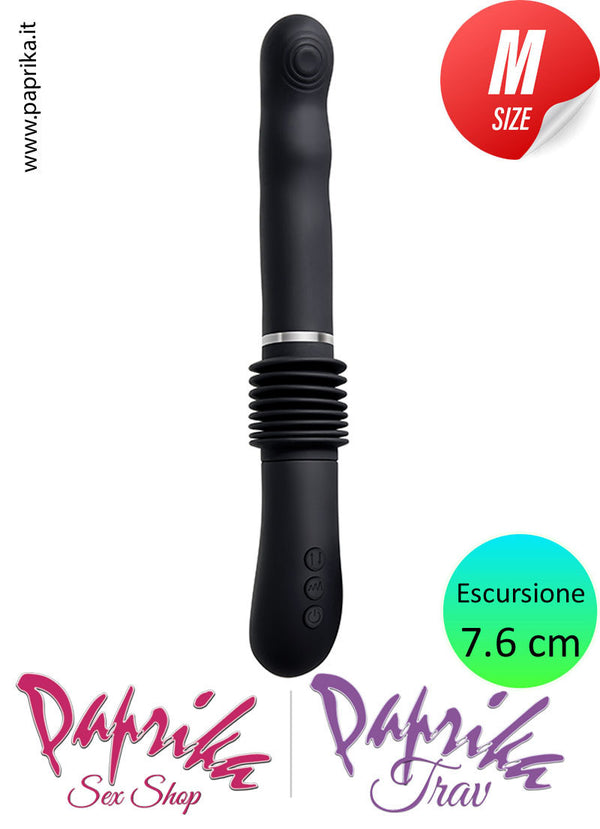 Vibratore & Su e Giù 7.6 cm Telecomando Fucking Machine Portatile