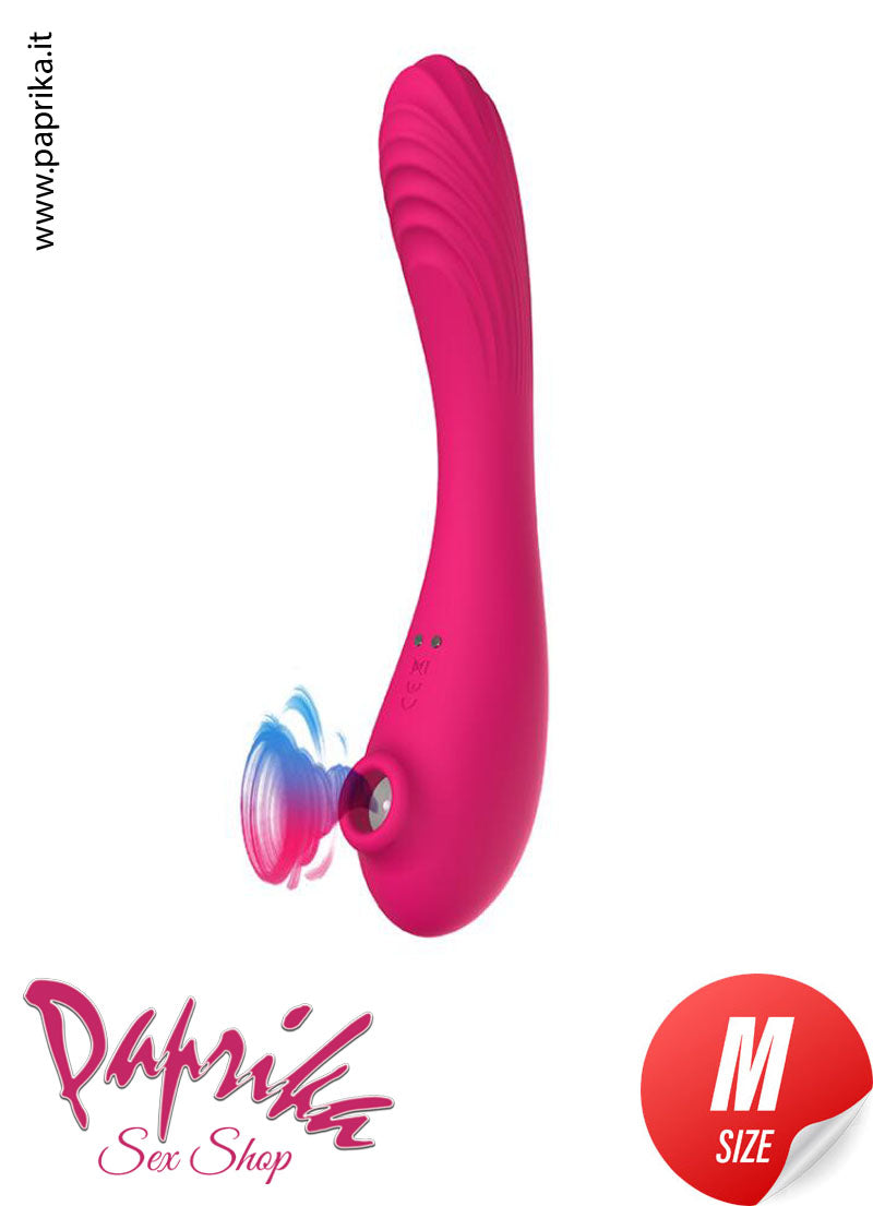 Vibratore Riscaldato 3 in 1 Succhia Clitoride Pulsazione Punto G