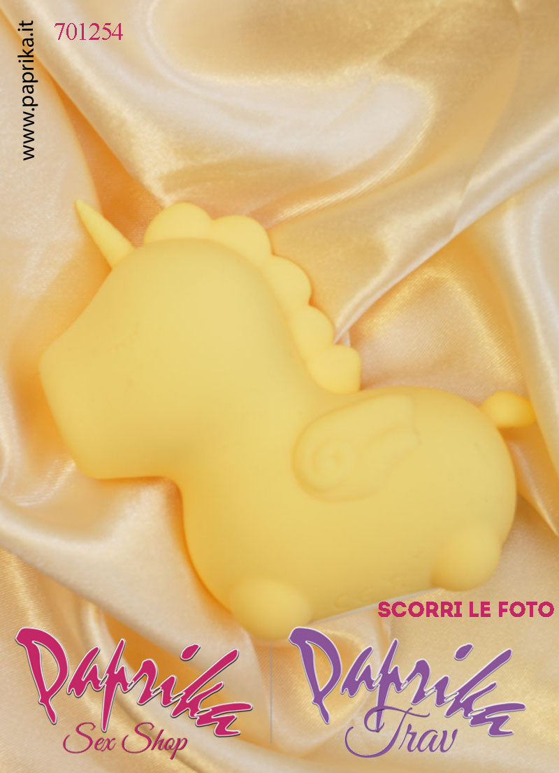 Unicorno Succhia Clitoride Vibratore lingua Corta Silicone 10 Velocità