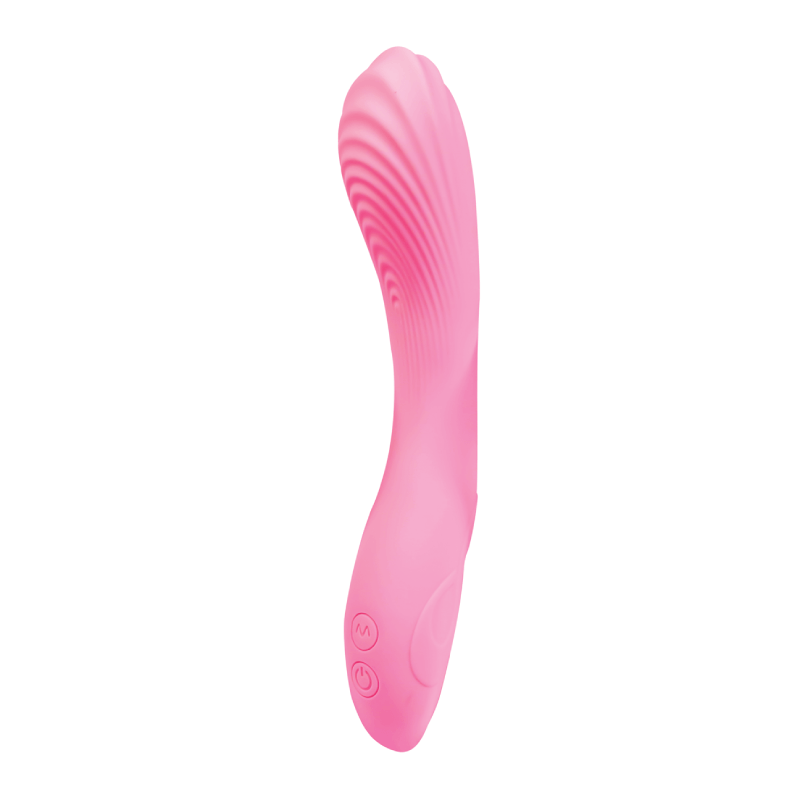 Vibratore Design Silicone Rosa Punto G Stimolante 10 Velocità 14/21 cm Ø 38