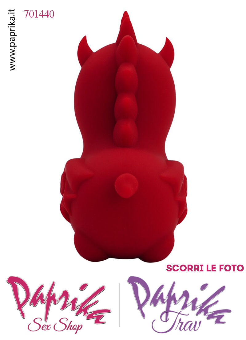 Unicorno Vibratore Doppia Lingua Clitoride Silicone 10 Velocità