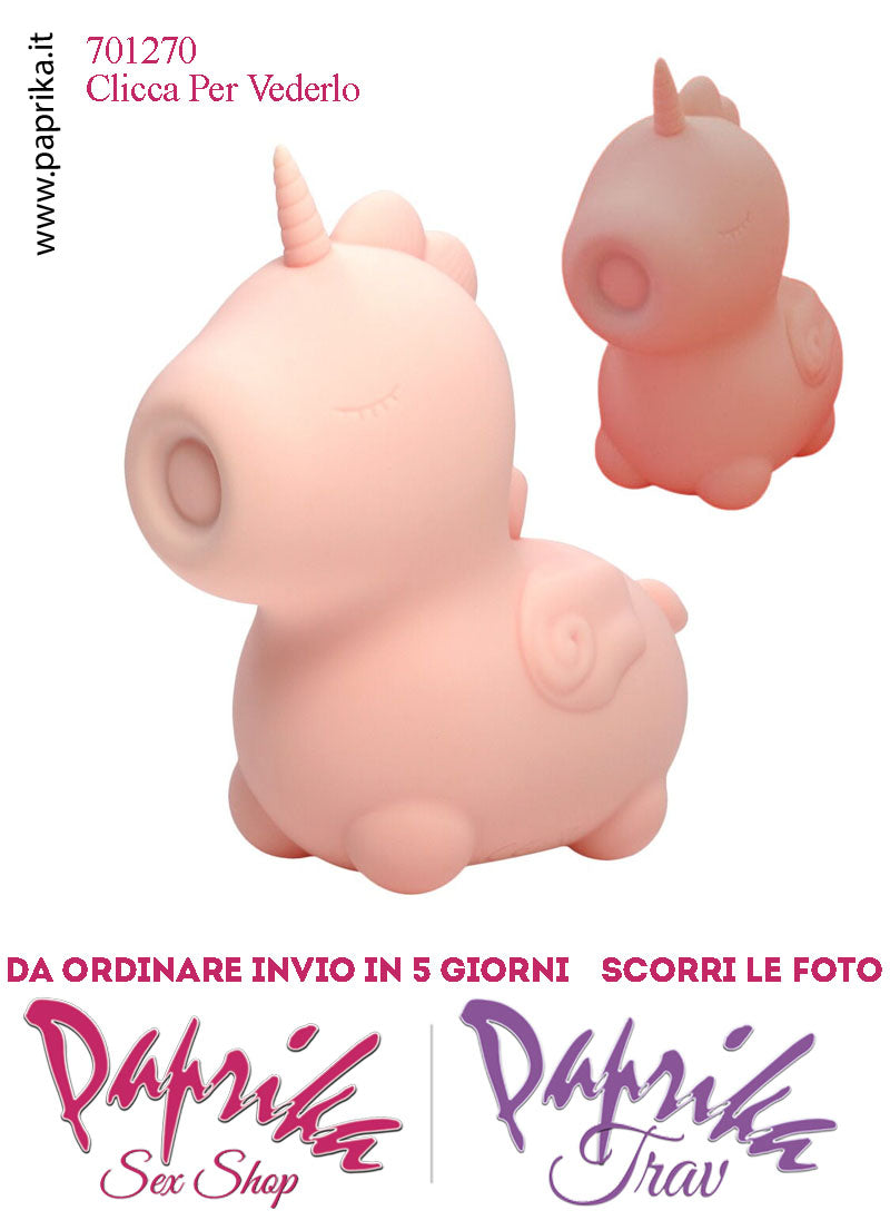 Unicorno Vibratore Clitoride Tocco Tapping Silicone 10 Velocità