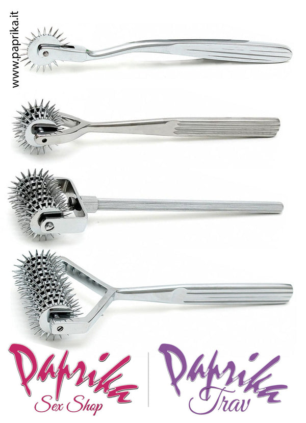 Pinwheel Rotella Wartenberg Sadomaso 1 Disco Appuntito Acciaio Inox