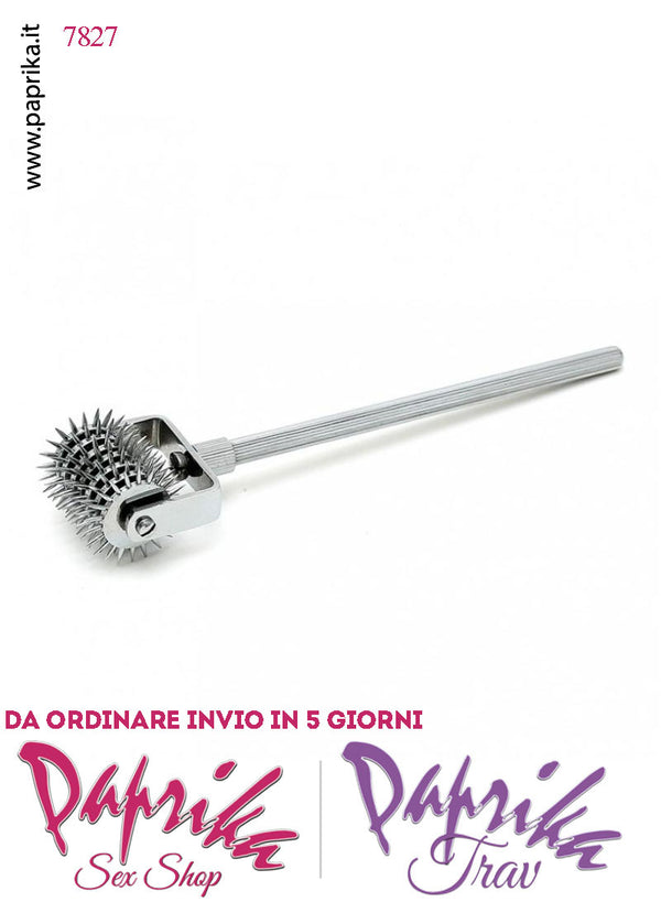 Pinwheel Rotella Wartenberg Sadomaso 7 Dischi Appuntiti Acciaio Inox