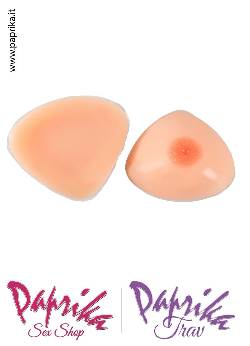 Seni Silicone Non Adesivi 7^ Triangolari Capezzolo Rosa