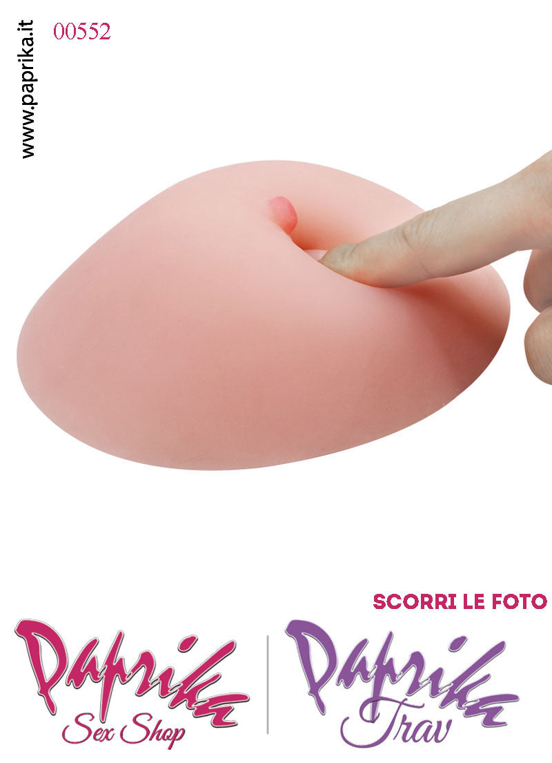 Set Seno Silicone 3^ + Reggiseno Nudo Pizzo Nero Non Imbottito Coppa C