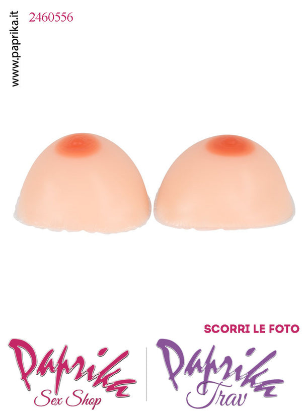 Seni Silicone Non Adesivi 4^ Triangolari Capezzolo Rosa