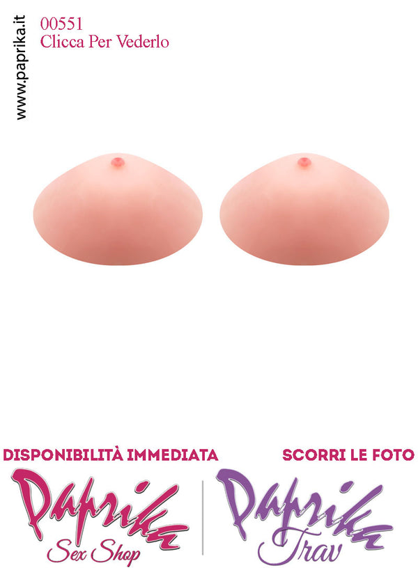 Seni Silicone Piccoli Imbottiture Non Adesivi 1^ Capezzoli Evidenza
