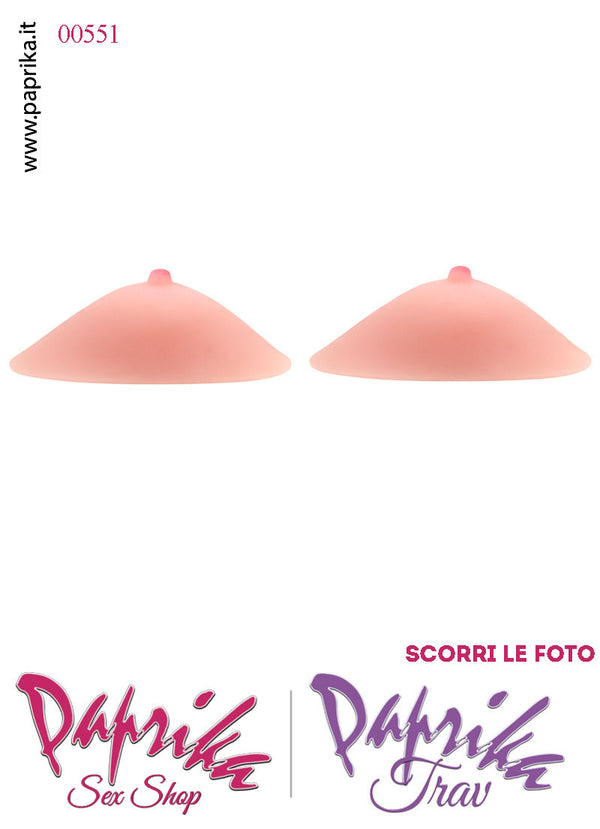 Seni Silicone Piccoli Imbottiture Non Adesivi 1^ Capezzoli Evidenza