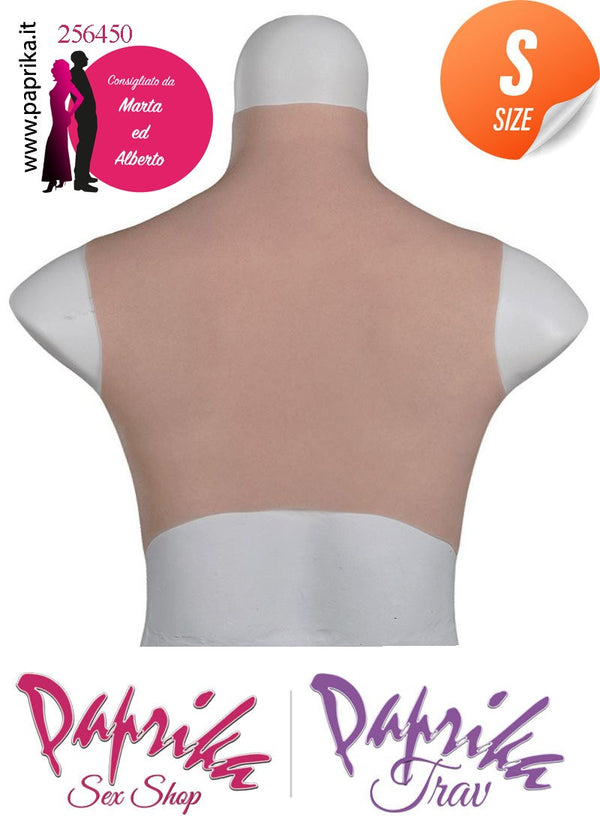 Top Indossabile Seno Silicone Coppa B Small Trav Collo Alto Realistico