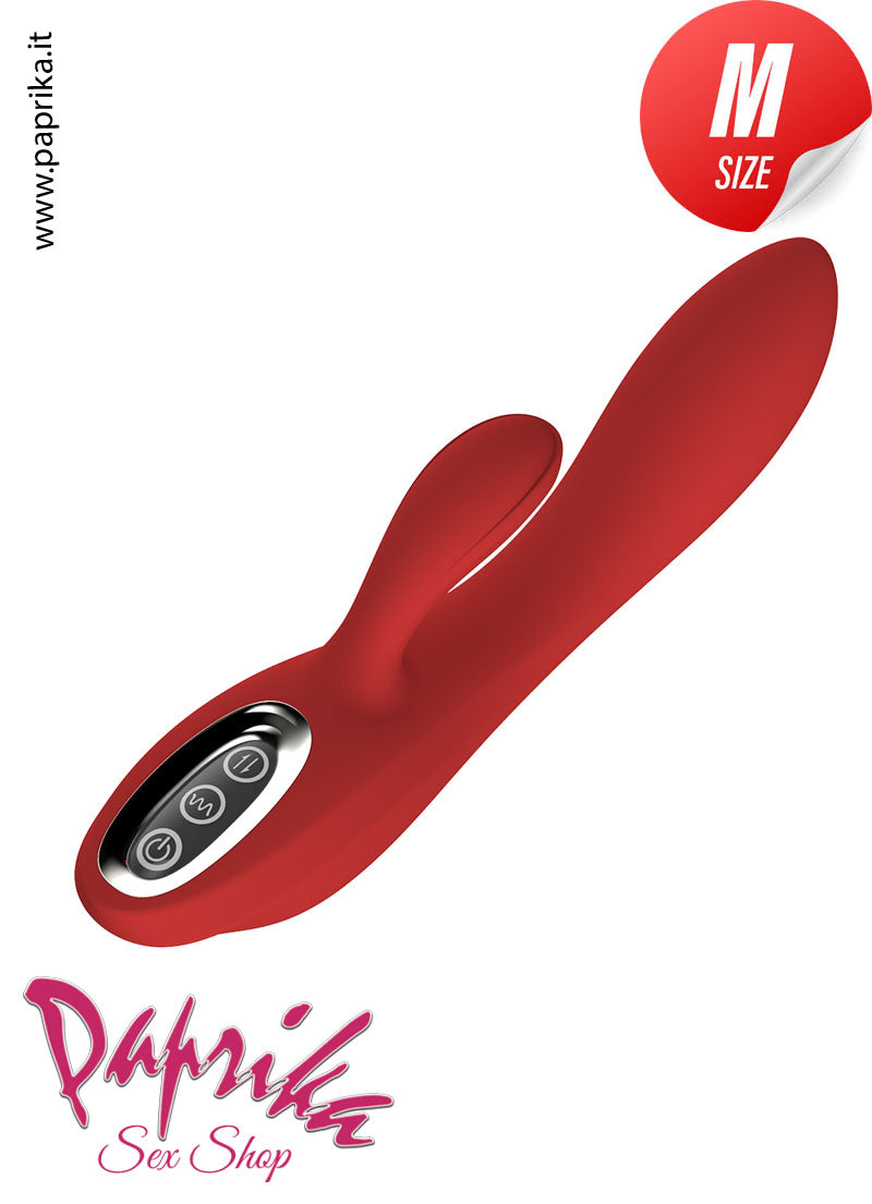 Rabbit Vibratore Silicone 7 + 3 Velocità Ø 34 Stimolatore Tondo