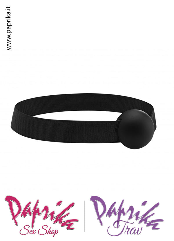 Ball Gag Bocca Pallina Gomma Leggera Bdsm Fetish Elastico Alto
