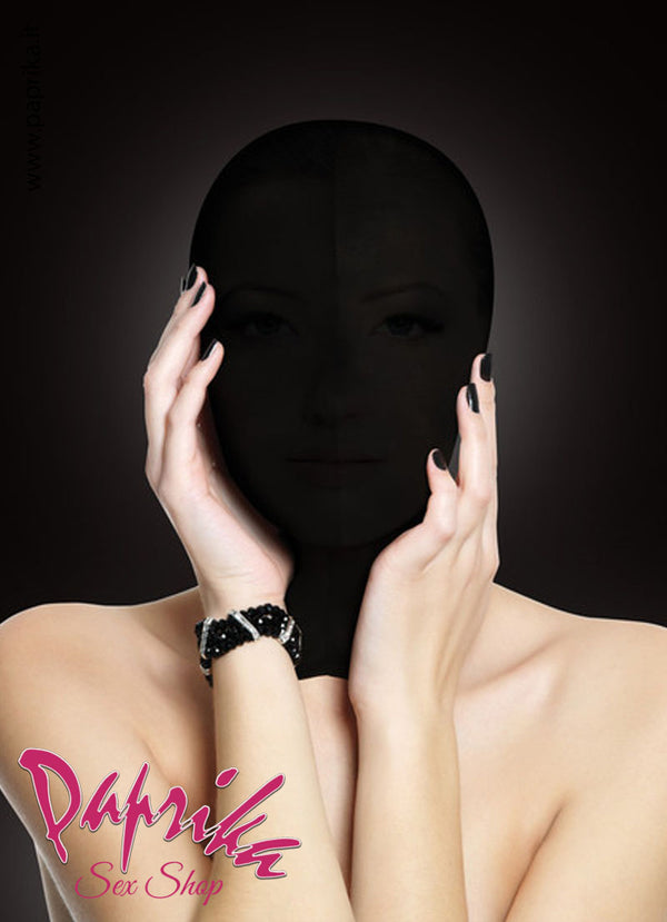 Cappuccio Sadomaso Unisex Occhi Bocca Chiusi Lycra