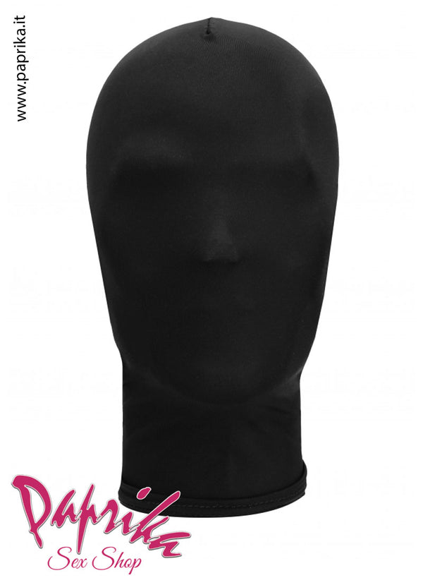 Cappuccio Sadomaso Unisex Occhi Bocca Chiusi Lycra