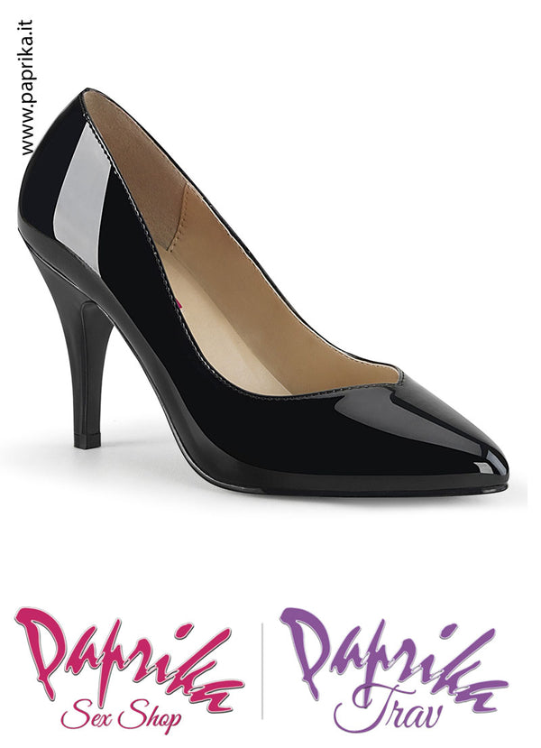 Décolleté Sexy Vernice Lucida Tacco 10 Senza Zeppa Senza Cinturino