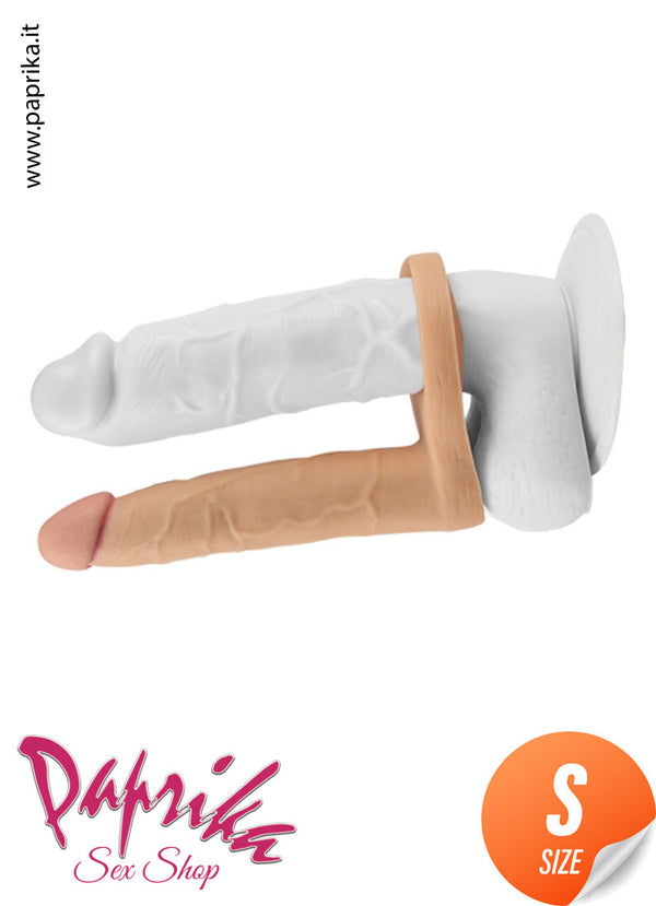 Fallo Dildo Indossabile Doppia Penetrazione 14 cm Ø 29 Non Vibrante