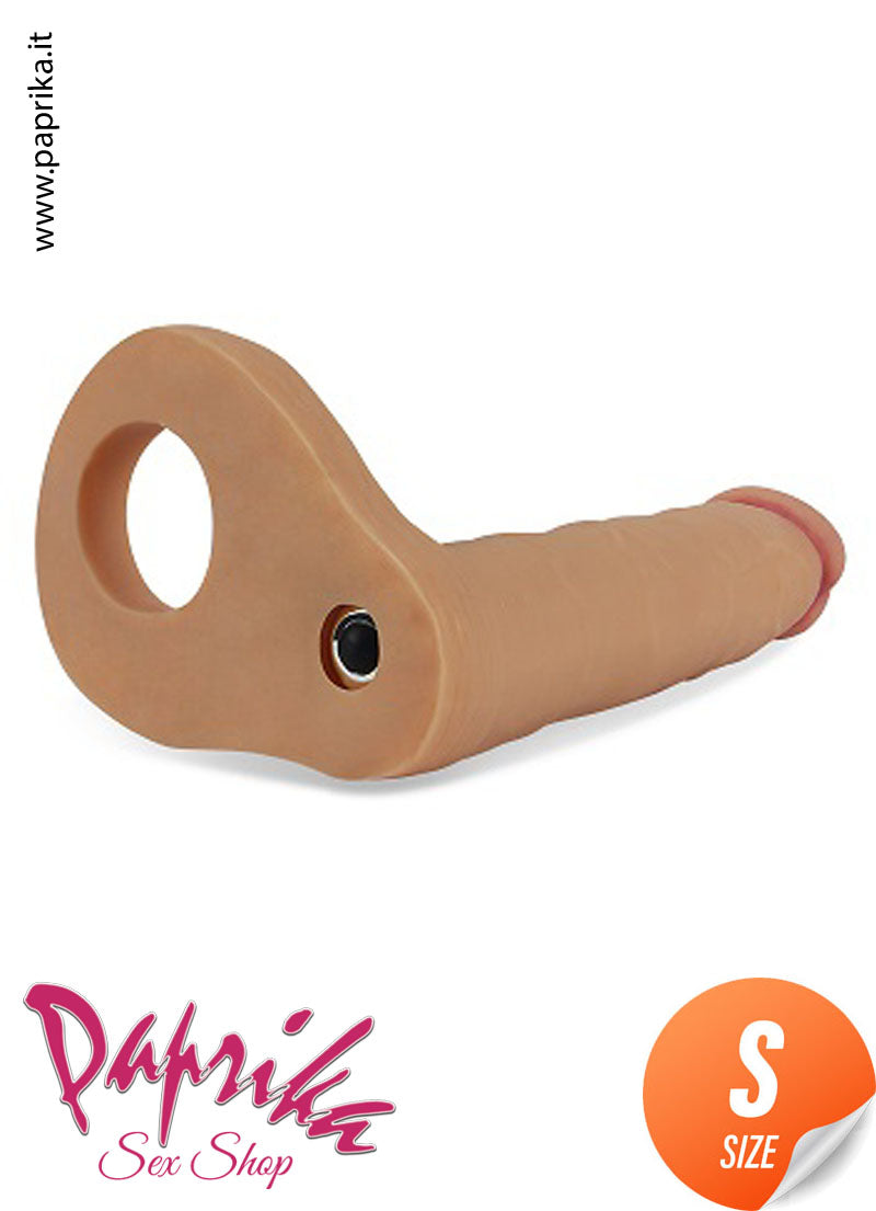 Fallo Vibrante Indossabile Doppia Penetrazione 14 cm Ø 29