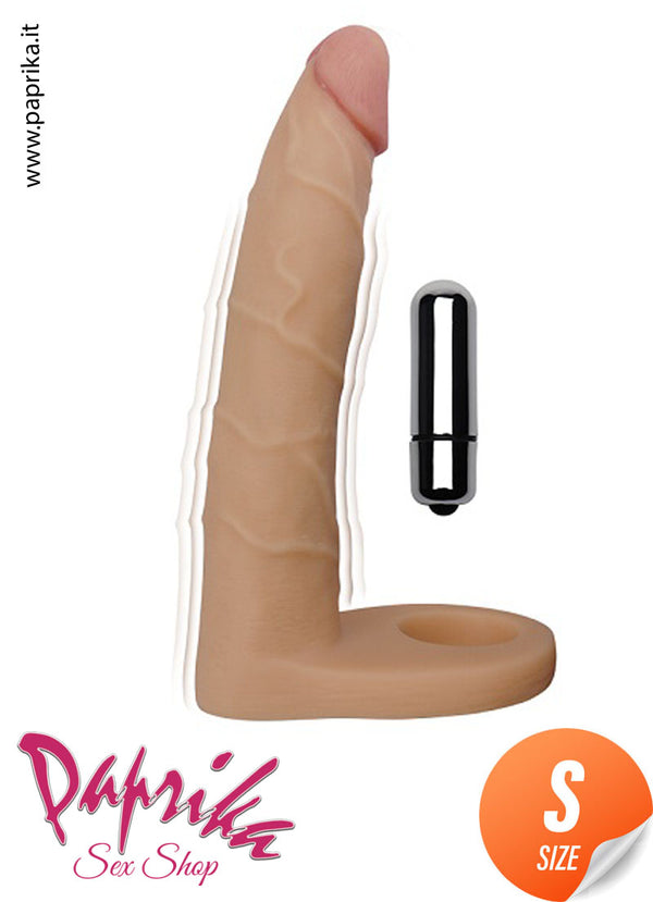 Fallo Vibrante Indossabile Doppia Penetrazione 16 cm Ø 30