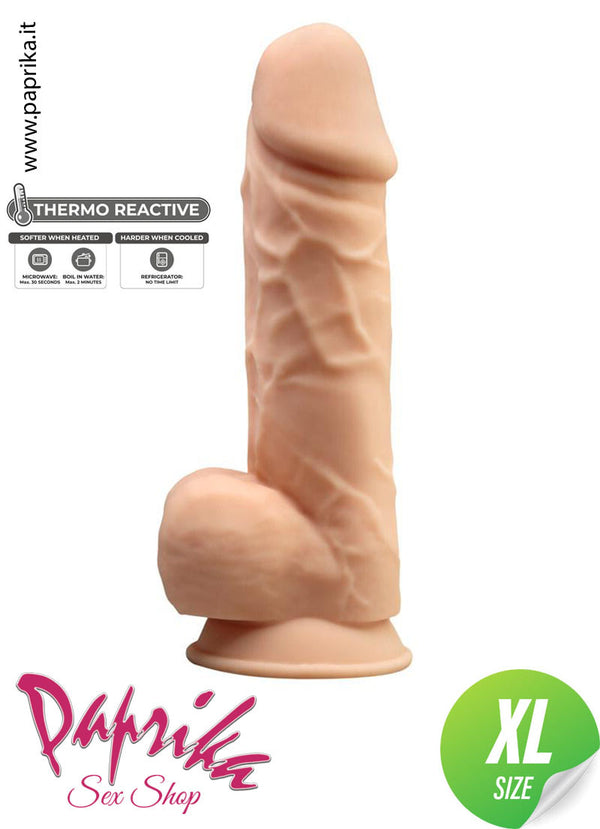 Fallo Dildo Non Vibrante 20 cm Ø 50 Termoreattivo Riscaldabile