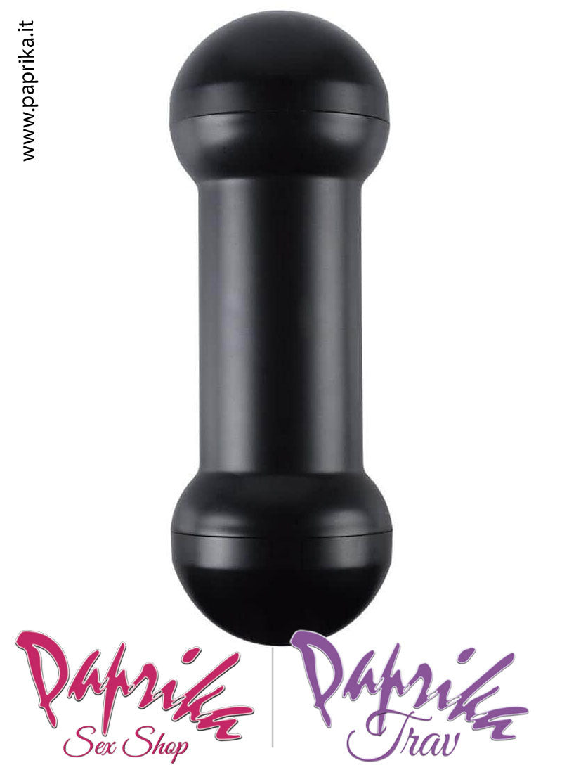 Vagina Bocca Masturbatore Maschile Double Tubo 20 cm Non Vibrante