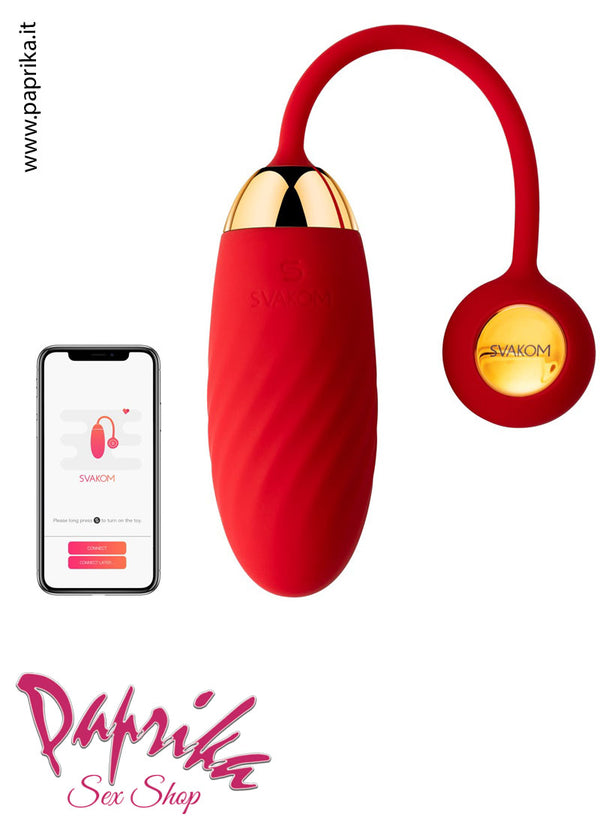 Ovulo Vibrante Sottile Silicone App Control 11 Velocità Ø 33