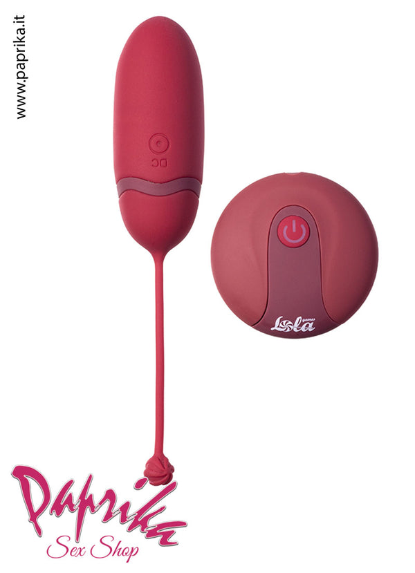 Ovulo Vibrante Sottile 8 cm Ø 30 Silicone Telecomandato 10 Velocità