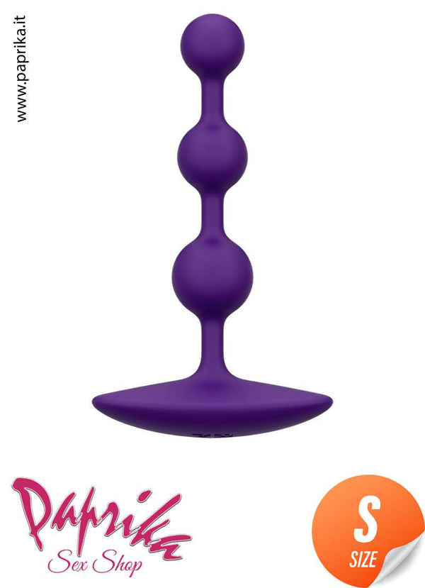 Palline Anali Piccole 12 cm 3 Sfere Crescendo Ø 26 Base Curva