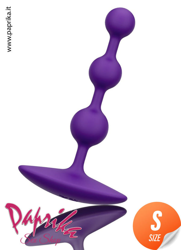 Palline Anali Piccole 12 cm 3 Sfere Crescendo Ø 26 Base Curva