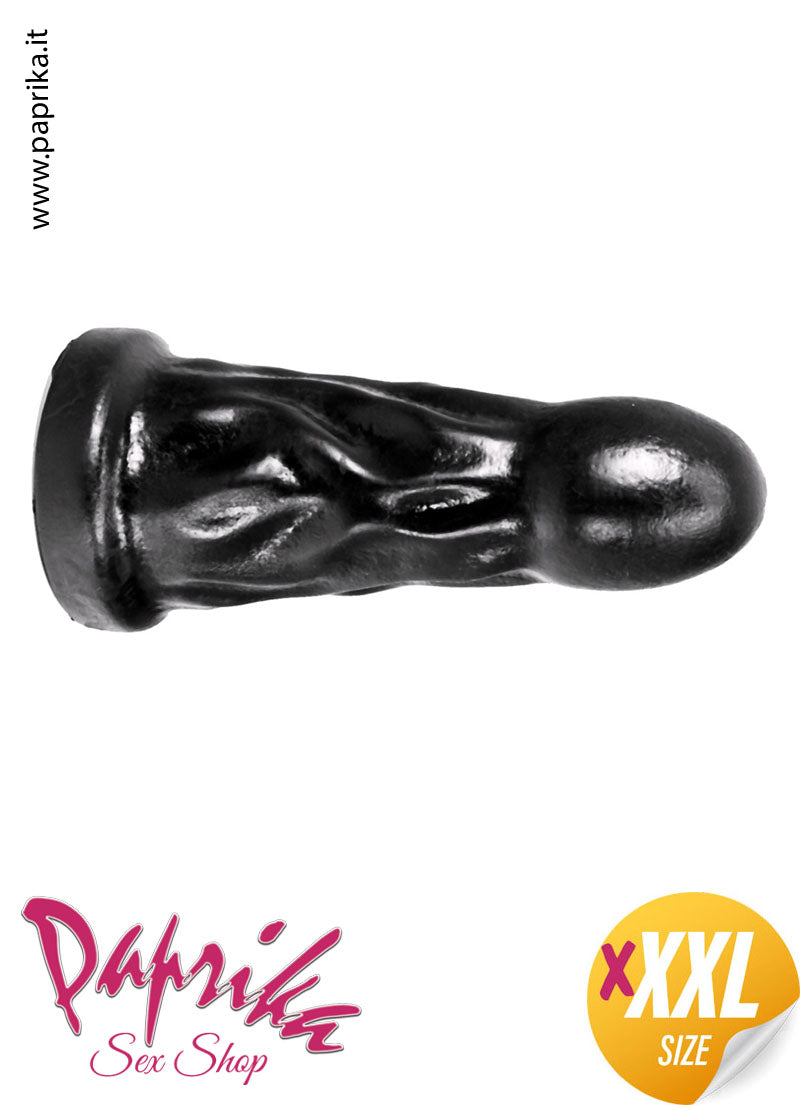 Plug Anale XXXL 22 cm Ø 75 Sagomato Unisex Pvc Non Vibrante Foro Ventosa