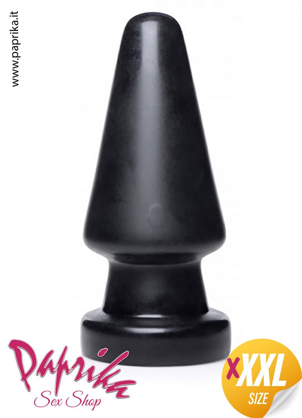 Plug Anale XXXL Ø 73 Lungo 18 cm Unisex Pvc Morbido Ventosa