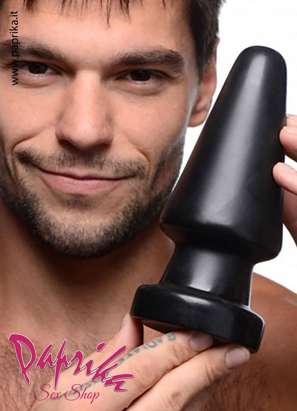 Plug Anale XXXL Ø 73 Lungo 18 cm Unisex Pvc Morbido Ventosa