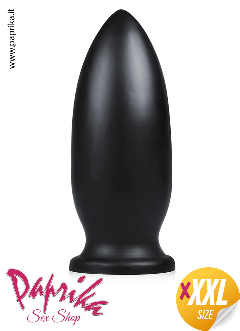 Plug Anale XXXXL Ø 95 Lungo 25 cm Unisex Pvc Morbido Ventosa