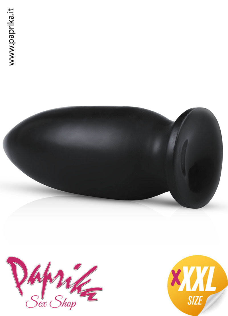 Plug Anale XXXXL Ø 95 Lungo 25 cm Unisex Pvc Morbido Ventosa