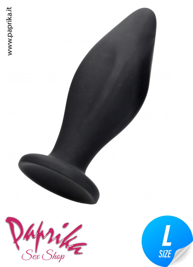 Plug Anale Sagomato Unisex 12 cm Ø 44 Ventosa Non Vibrante