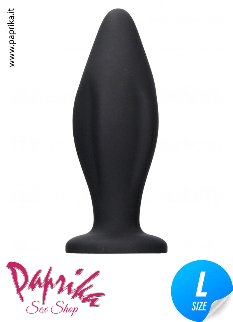 Plug Anale Sagomato Unisex 12 cm Ø 44 Ventosa Non Vibrante