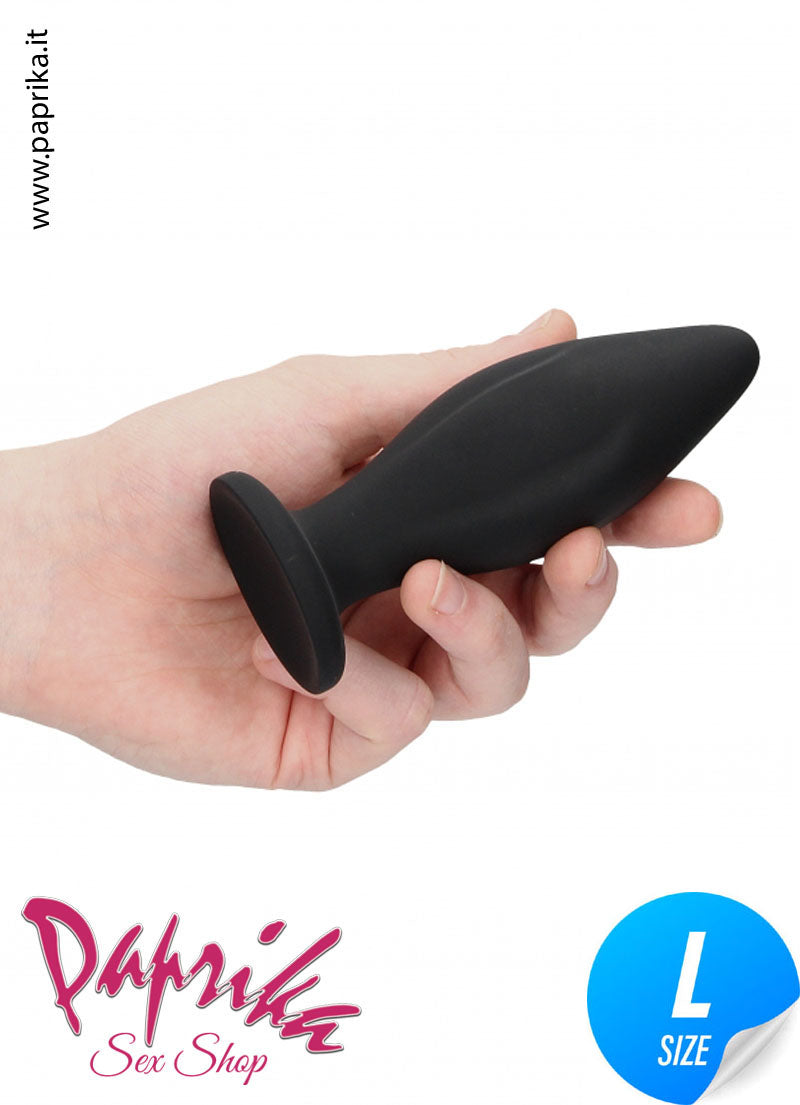 Plug Anale Sagomato Unisex 12 cm Ø 44 Ventosa Non Vibrante
