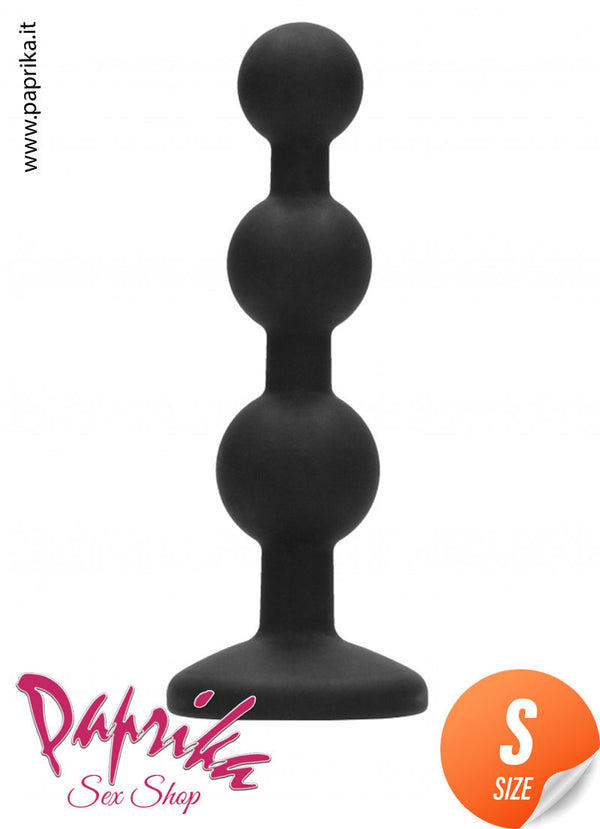 Palline Anale Gioiello Small 10 cm Ø 20-23-26 Silicone Non Vibrante