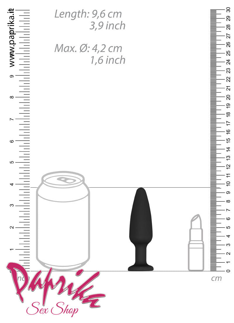 Plug Anale Gioiello Unisex Small 10 cm Ø 29 Silicone Non Vibrante