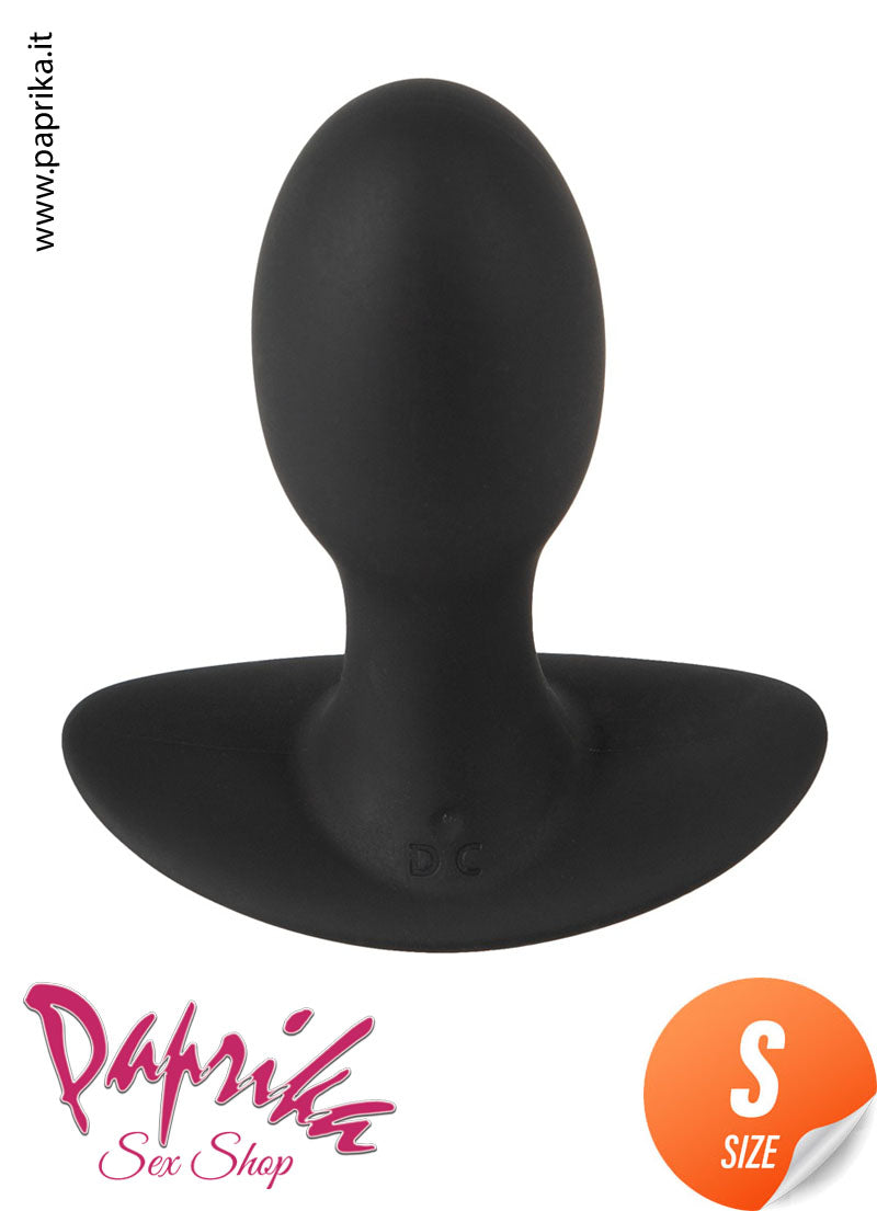 Plug Anale Small Unisex Silicone 9 cm Ø 30 Vibrante 20 Velocità