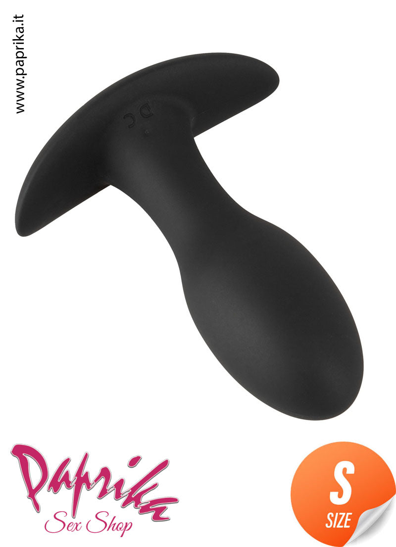 Plug Anale Small Unisex Silicone 9 cm Ø 30 Vibrante 20 Velocità