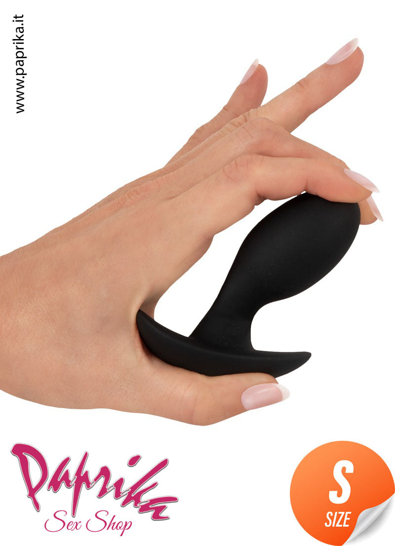 Plug Anale Small Unisex Silicone 9 cm Ø 30 Vibrante 20 Velocità