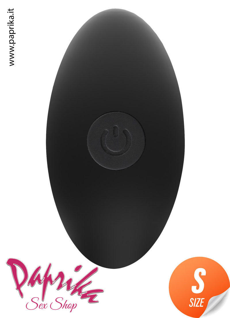Plug Anale Small Unisex Silicone 9 cm Ø 30 Vibrante 20 Velocità