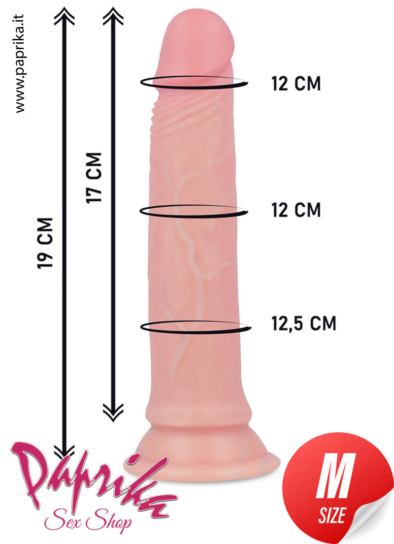 Strap-On Indossabile Fallo Silicone 18 cm Ø 35 Non Vibrante