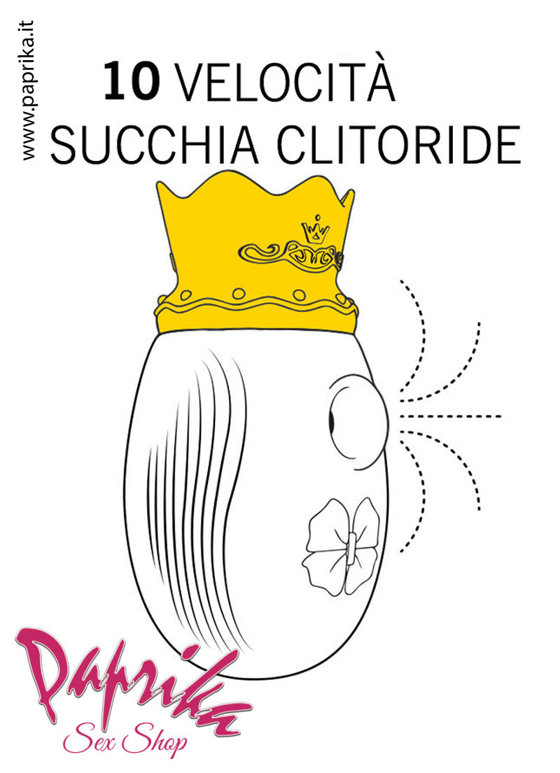 Succhia Clitoride e Lingua Stimolante Silicone 10 + 10 Velocità