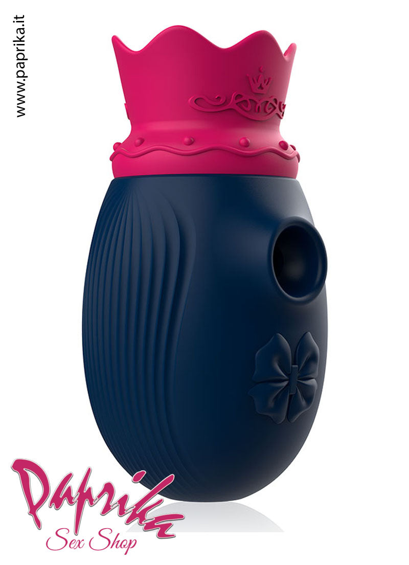 Succhia Clitoride e Lingua Stimolante Silicone 10 + 10 Velocità