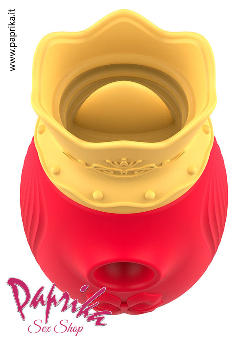 Succhia Clitoride e Lingua Stimolante Silicone 10 + 10 Velocità