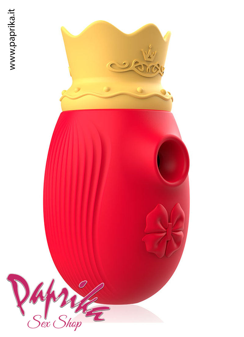 Succhia Clitoride e Lingua Stimolante Silicone 10 + 10 Velocità