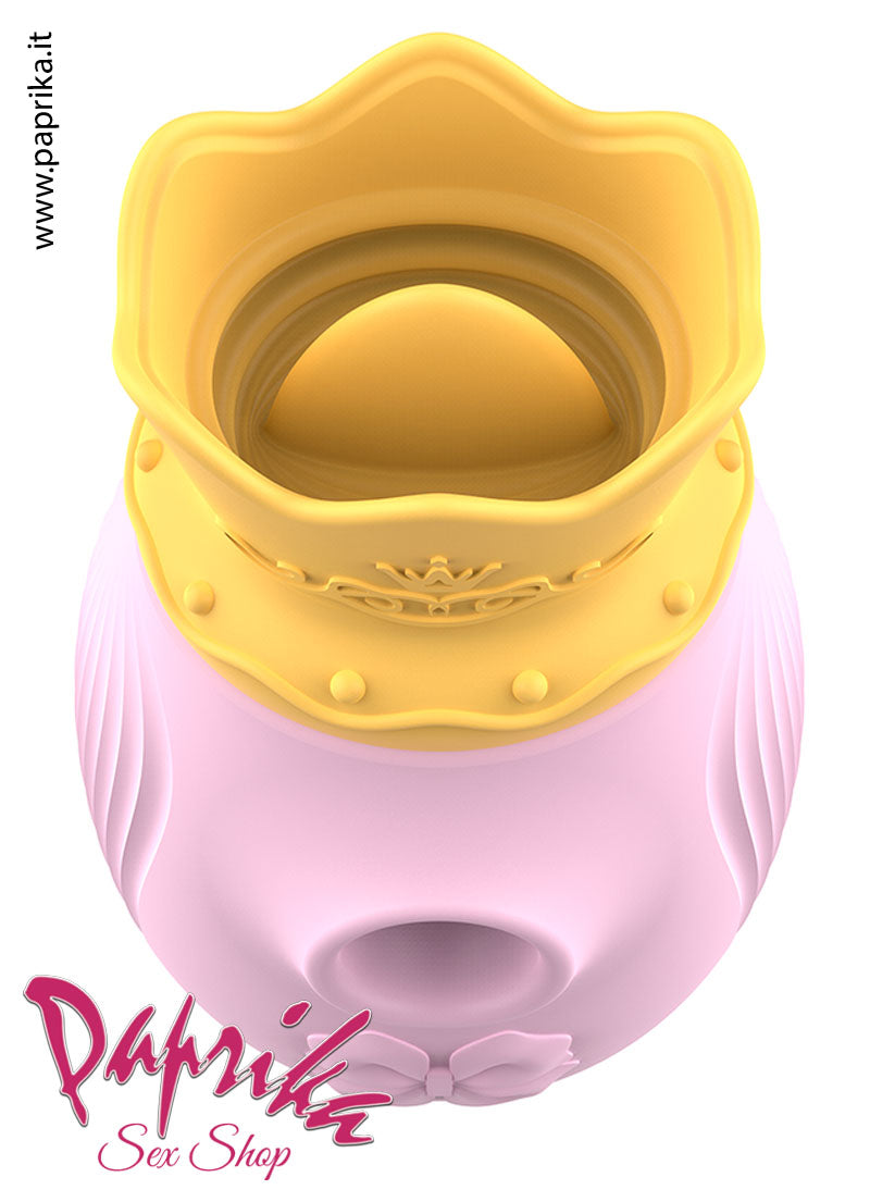 Succhia Clitoride e Lingua Stimolante Silicone 10 + 10 Velocità