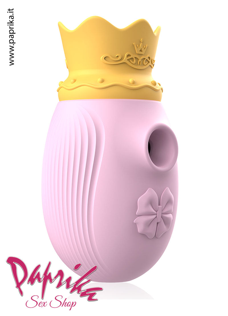 Succhia Clitoride e Lingua Stimolante Silicone 10 + 10 Velocità