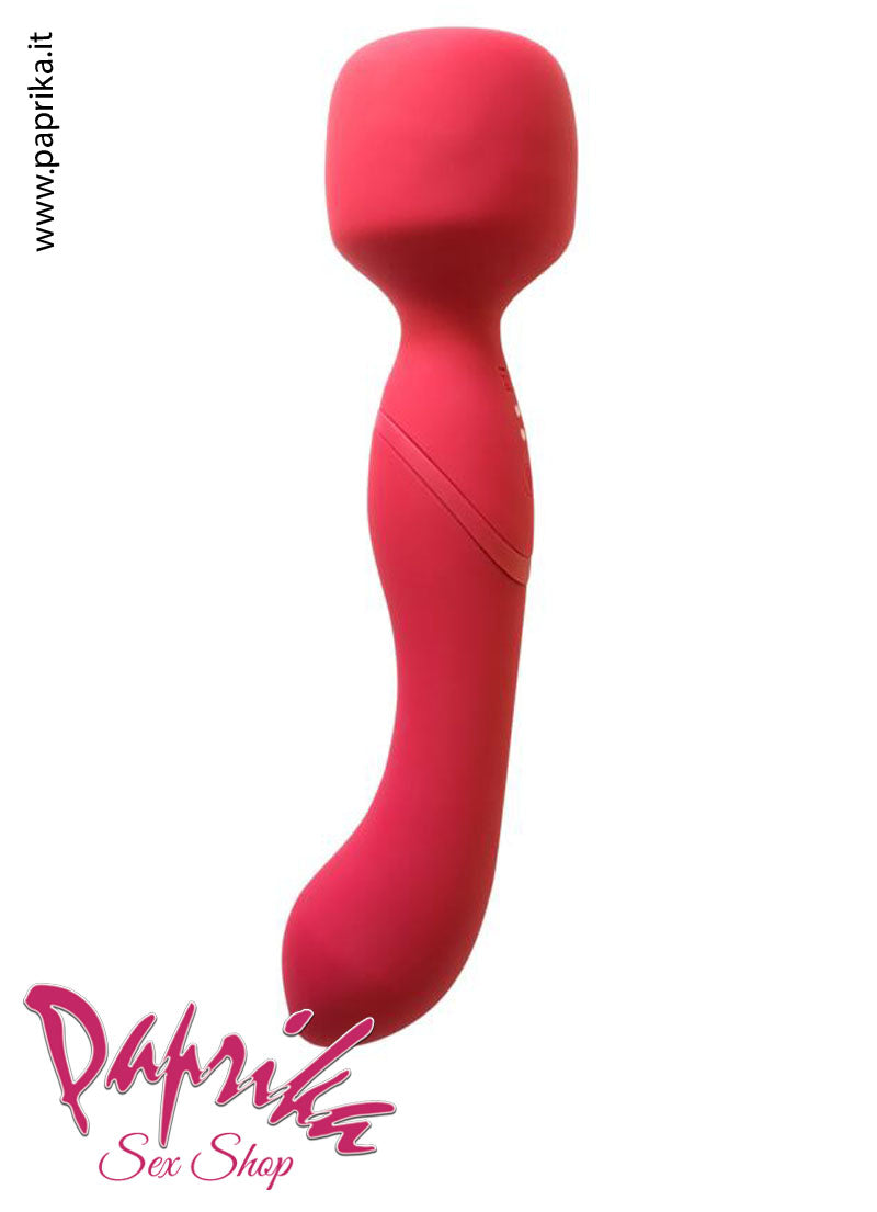 Vibratore Riscaldato & Magic Wand 22 cm Ø 38 Silicone 10 Velocità